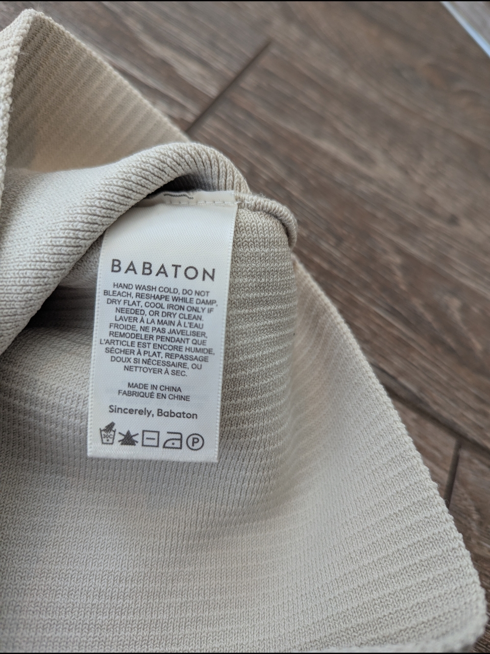 Aritzia Babaton Sculpt Knit Cropped Tank Top Cream Ivory Medium - Picture 10 of 11